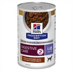 Hills Prescription Diet i/d Low Fat Digestive Dog Stew - Chicken & Veg - 12x354g Cans